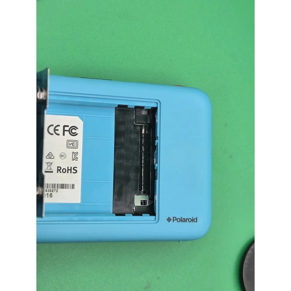 Polaroid Snap Camera Blue /w Zink Paper (60 Sheets) Powers On - For Parts Read